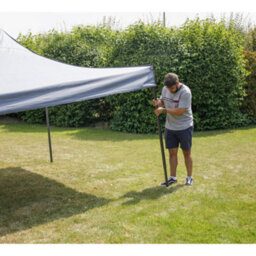 Loops 3X3M Heavy Duty Pop-Up Gazebo - Water Resistant Garden Pavilion In Grey - thumbnail 9