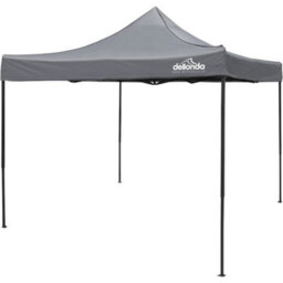 Loops 3X3M Heavy Duty Pop-Up Gazebo - Water Resistant Garden Pavilion In Grey - thumbnail 1