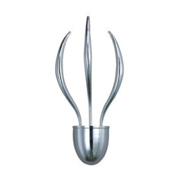 Luminosa Lighting Luminosa Llamas Wall Lamp 3 Light G4 Polished Chrome, Not Led/cfl Compatible - thumbnail 1