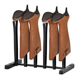 Long Boot Shoe Rack Organizer For Wellies, Riding Boots, And Walking Shoes, Hard Plastic Construction - thumbnail 2