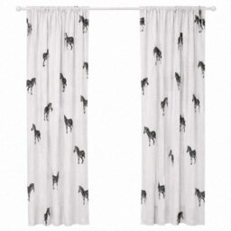 "Smart Living Tribal Zebra Curtains Pair With Tie Backs - Safari Animal Print- Multi - 66""x72""" - thumbnail 5