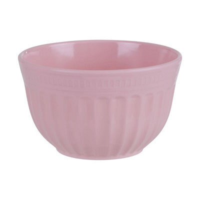 Orsina Versatile Large Pink Mixing Bowl, Durable Mixing Bowl, Spacious Lightweight Rounded Serving Salad Bowl - image 1