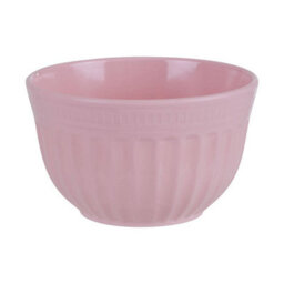 Orsina Versatile Large Pink Mixing Bowl, Durable Mixing Bowl, Spacious Lightweight Rounded Serving Salad Bowl