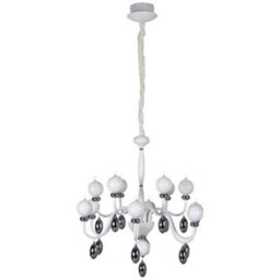 Luminosa Lighting Luminosa Hip Hop Multi Arm Chandeliers White Acrylic