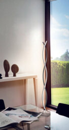 Adjustable Chrome Floor Lamp With Led Bulbs And Pedal Switch - thumbnail 3