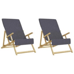 Walplus Beach Towels 2 Pcs Anthracite 60X135 Cm Fabric 400 Gsm - thumbnail 4