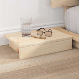 Walplus Modern Engineered Wood Floor Bed Frame With Bedside Table And Headboard For Bedroom - thumbnail 3