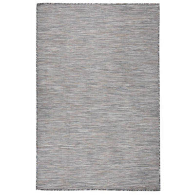 Walplus Outdoor Flatweave Rug 120X170 Cm Brown And Blue - image 1