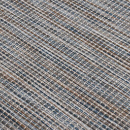 Walplus Outdoor Flatweave Rug 120X170 Cm Brown And Blue - thumbnail 5