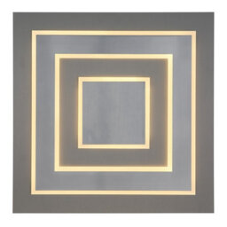 Luminosa Lighting Luminosa Jayden 48Cm Integrated Led Semi Flush Ceiling Light Anthracite Brushed Led 3000K - thumbnail 4