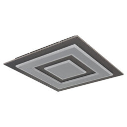 Luminosa Lighting Luminosa Jayden 48Cm Integrated Led Semi Flush Ceiling Light Anthracite Brushed Led 3000K - thumbnail 2