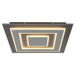 Luminosa Lighting Luminosa Jayden 48Cm Integrated Led Semi Flush Ceiling Light Anthracite Brushed Led 3000K - thumbnail 3