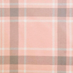 OHS Brushed Cotton Tartan Duvet Cover Pillowcase Set Aspen Check, Blush - Single - thumbnail 3