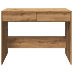 Berkfield Desk Artisan Oak 101X50X76.5 Cm Engineered Wood - thumbnail 5