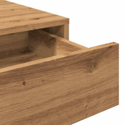 Berkfield Desk Artisan Oak 101X50X76.5 Cm Engineered Wood - thumbnail 9