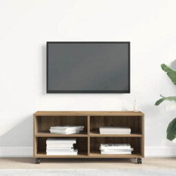 Berkfield Tv Cabinet Artisan Oak 90X35X35 Cm Engineered Wood - thumbnail 4