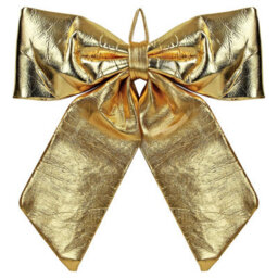 Extra Large Gold Christmas Bow 60X70Cm Luxury Metallic Decorative Bow For Tree Topper Front Door Wreaths And Garlands Gold