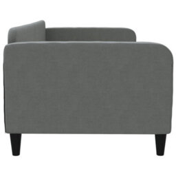 Berkfield Day Bed Dark Grey 90X190 Cm Fabric - thumbnail 4