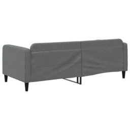 Berkfield Day Bed Dark Grey 90X190 Cm Fabric - thumbnail 5