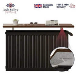 Radiator Shelf With Heat Reflective Foil Backing, Mdf Wood And No Drill Fit 140 Cm - thumbnail 6