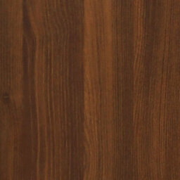 Berkfield Shoe Cabinet With Mirror 3-Layer Brown Oak 63X17X102.5 Cm - thumbnail 7