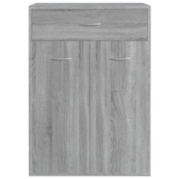 Berkfield Modern Shoe Cabinet Grey Sonoma 60X35X84 Cm Engineered Wood - thumbnail 6