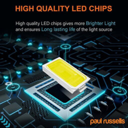 Paul Russells Led Downlight White Non-Dimmable Fixed Ceiling Spotlight 4.8W 390 Lumens, Ip65, Warm White 3000K Pack Of 1 - thumbnail 7
