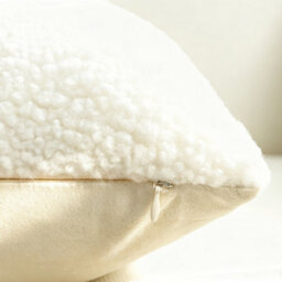 Amorly 45Cm White Bow Pillow Cover, Fluffy Plush Bowknot Pillowcase, No Pillow Insert, Preppy Aesthetic Christmas Decor For Bed, Sofa - thumbnail 5