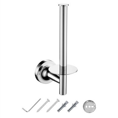Wall Mounted Toilet Paper Holders With Polished Chrome Roll Holder - image 1