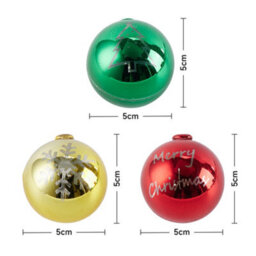 Living And Home Battery Powered Multicoloured Christmas Ball Ornament String Lights 3 Meter Xmas Home Decorations - thumbnail 9