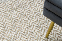 RugsX Carpet Origi 3726 Cream - Zigzag Flat-Woven Sisal String 136X190 Cm - thumbnail 5