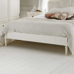Liberty Rattan White Wooden Bed Frame - Double 4Ft6 Bed Frame Only - thumbnail 3