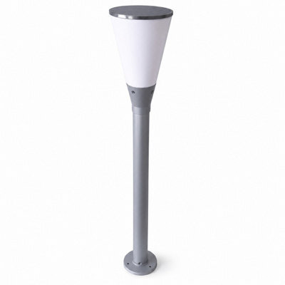 Gwsolar 100Cm Solar Post Light Aluminium Garden Pole Lamp, 400Lm Remote Control With Timer, Ip65 Waterproof Pathway Patio - image 1