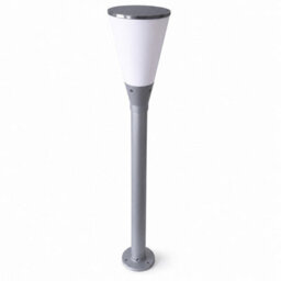 Gwsolar 100Cm Solar Post Light Aluminium Garden Pole Lamp, 400Lm Remote Control With Timer, Ip65 Waterproof Pathway Patio - thumbnail 1