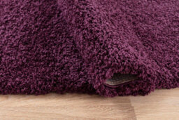 Desire Rugs Plain Living Room Shaggy Area Rugs Violet 60X110 Cm - thumbnail 4