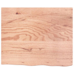 Berkfield Wall Shelf Light Brown 60X50X6 Cm Treated Solid Wood Oak - thumbnail 2