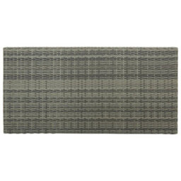 Walplus Bar Table With Storage Rack Grey 120X60X110 Cm Poly Rattan - thumbnail 5