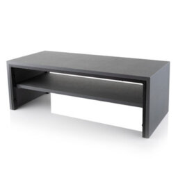 Vitinni Two Tier Shelf Riser Desk Stand - Charcoal Grey Monitor Riser - thumbnail 6