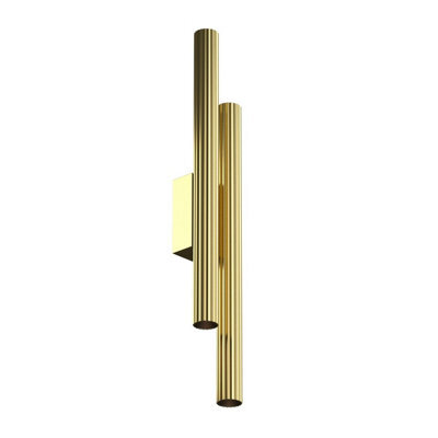 Luminosa Lighting Luminosa Calipso Up & Down Wall Lamp Brass 2700K 1620Lm - image 1