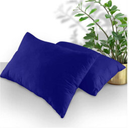 Gaveno Cavailia Plain Housewife Pillowcases Royal Blue, Pair