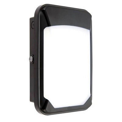 Luminosa Lighting Luminosa Lucca Integrated Led Outdoor Wall Mini Photocell Light Black Ip65 - image 1