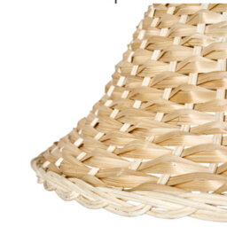 Beliani Pendant Lamp Natural Bamboo And Rattan Shade Handmade Boho Woven Lighting - W45 X H136Cm - thumbnail 6