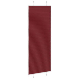 Berkfield Pleated Blind Bordeaux Red 80X200 Cm Fabric Width 79.4 Cm Polyester - thumbnail 4