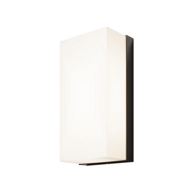 Luminosa Lighting Luminosa Badd Outdoor Flush Wall Lamp Graphite 3000K 700Lm Ip54 - image 1
