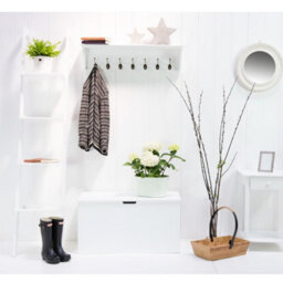 Seaton White Wooden Storage Chest, Blanket Box, Trunk, Ottoman, Toy Box - thumbnail 8