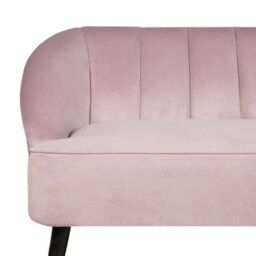 Beliani Sofa 3 Seater Alsvag Velvet Pink - thumbnail 7