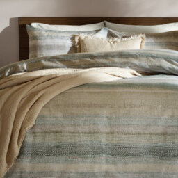 Yard Swift Brushed Cotton Duvet Sets, Eucalyptus, Double - thumbnail 4
