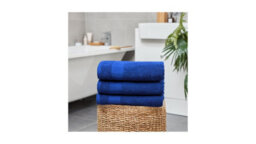 Aten Homeware Royal Blue Egyptian Cotton Bath Hand & Face Towels -  6 Piece Set - thumbnail 5