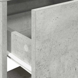 Berkfield Bedside Cabinets With Drawer 2 Pcs Concrete Grey 51X31X47 Cm - thumbnail 9
