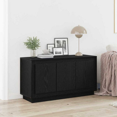Walplus Sideboard Black Oak 102 X 35 X 55 Cm Engineered Wood - image 1